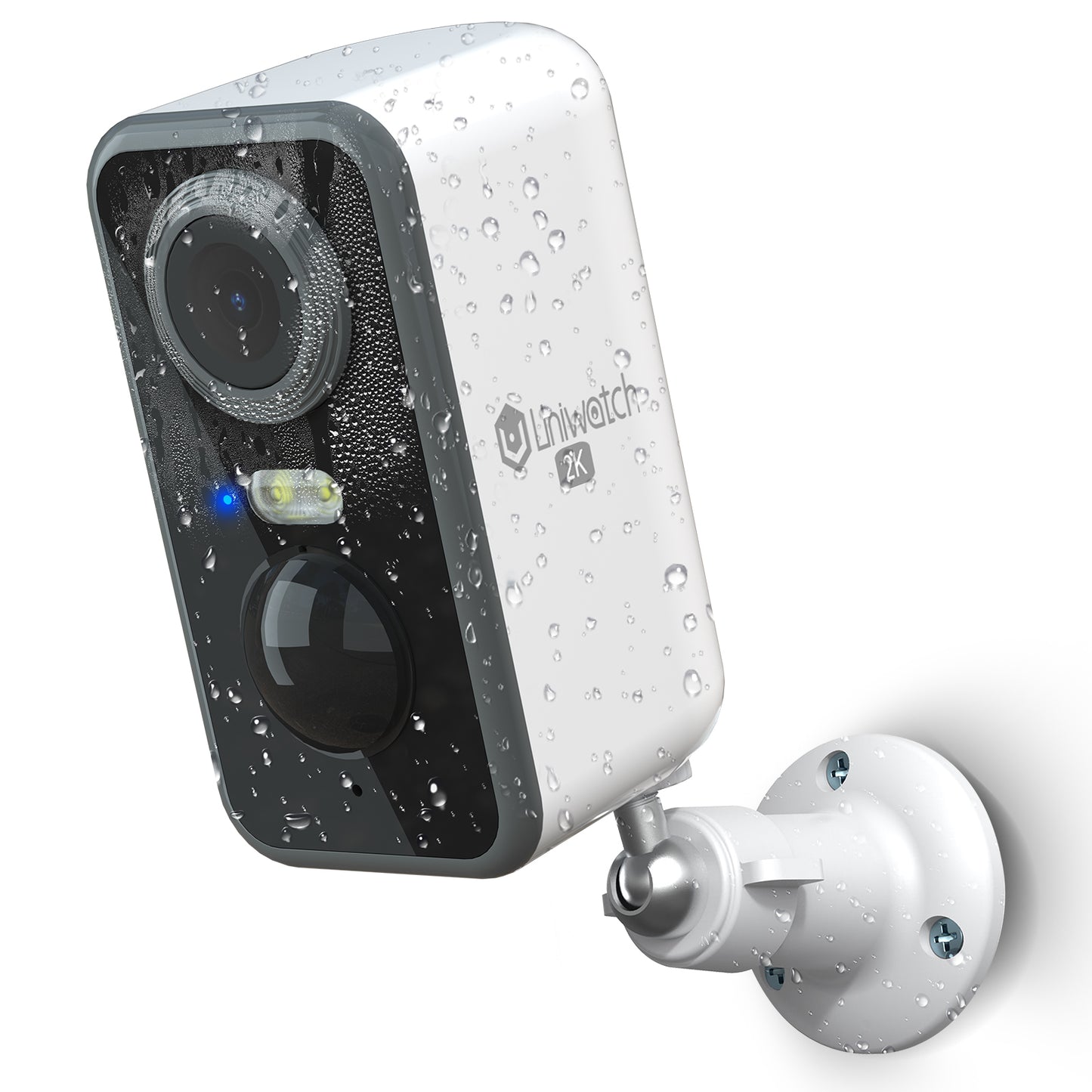 Security Wireless Camera 2K AI Spotlight Full Color Night Vision,5200mAh Battery by Uniwatch
