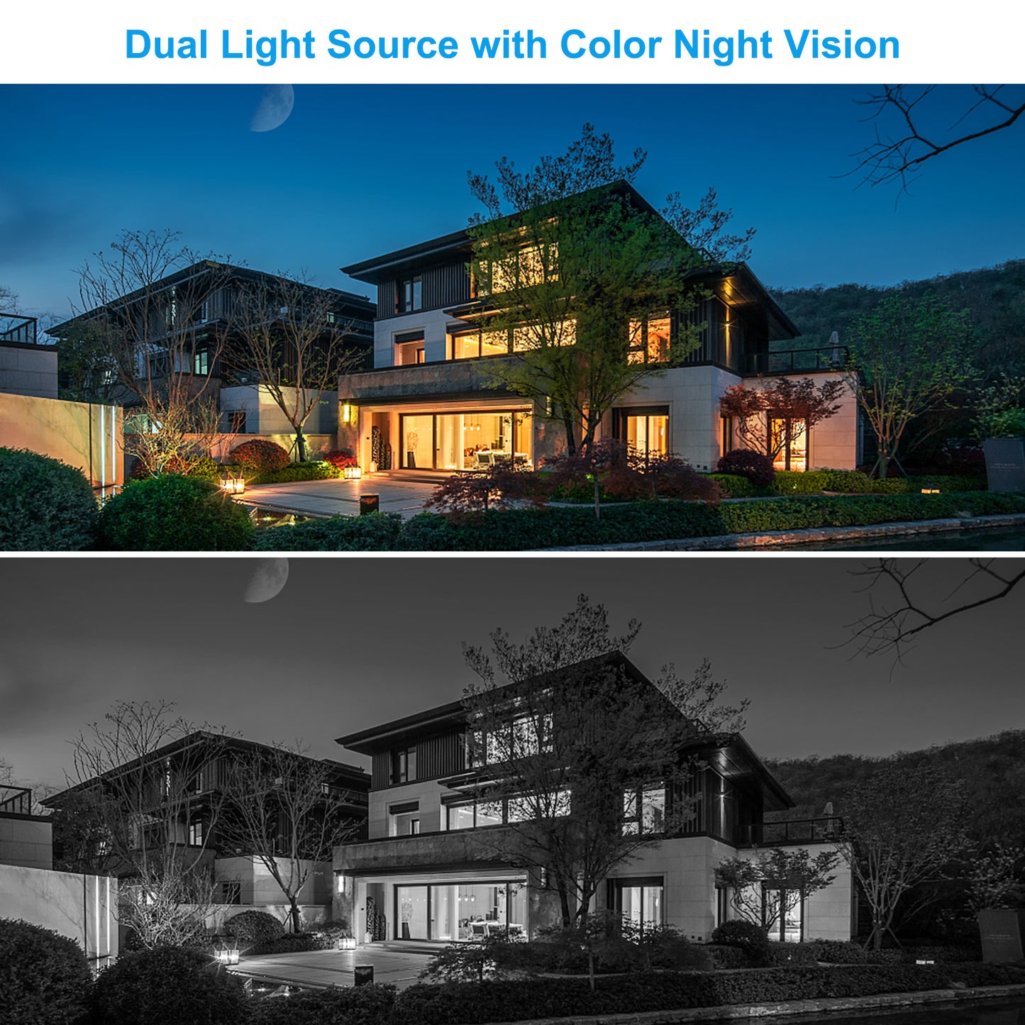 Security Cameras Wireless 2K AI Floodlight Outdoor 2-Way Talk,Night Vision,IP66 Waterproof by Uniwatch