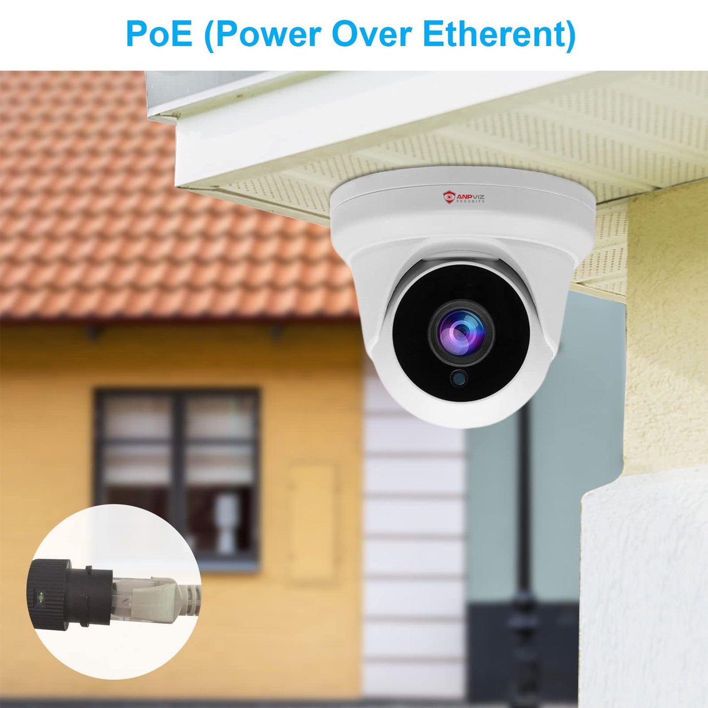 Anpviz 4MP PoE IP Turret Camera